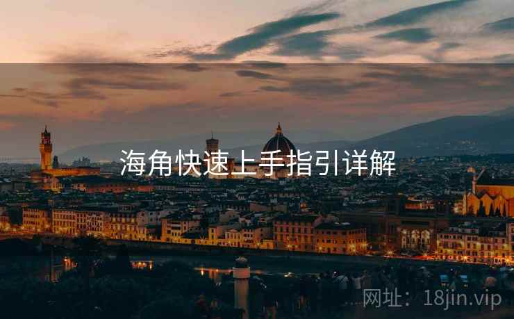 海角快速上手指引详解