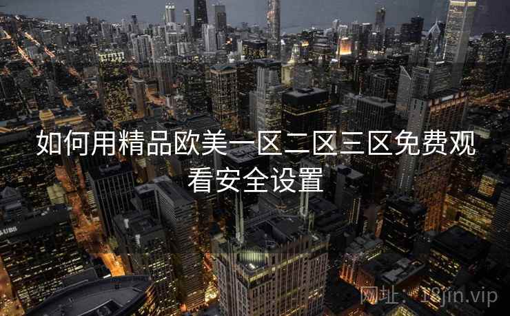 如何用精品欧美一区二区三区免费观看安全设置