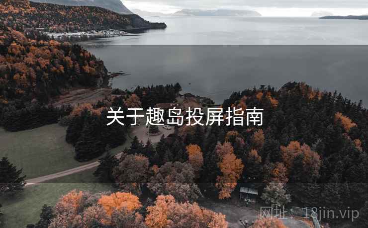 关于趣岛投屏指南