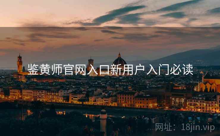 鉴黄师官网入口新用户入门必读