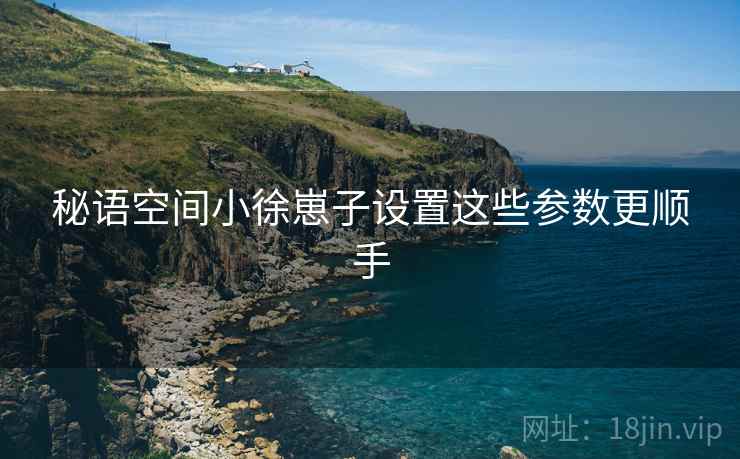 秘语空间小徐崽子设置这些参数更顺手