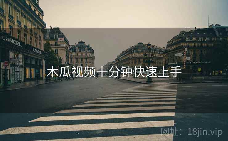 木瓜视频十分钟快速上手