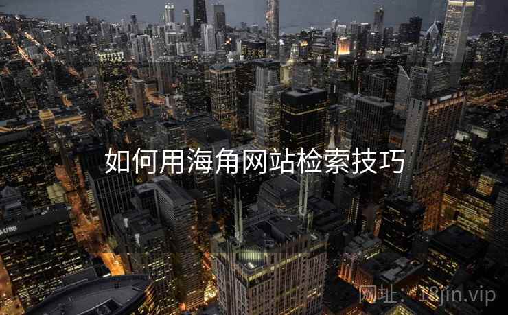 如何用海角网站检索技巧