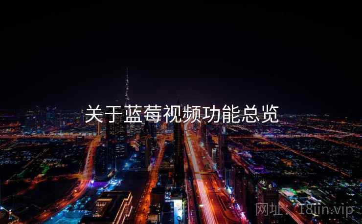 关于蓝莓视频功能总览