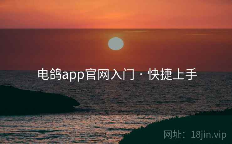 电鸽app官网入门 · 快捷上手